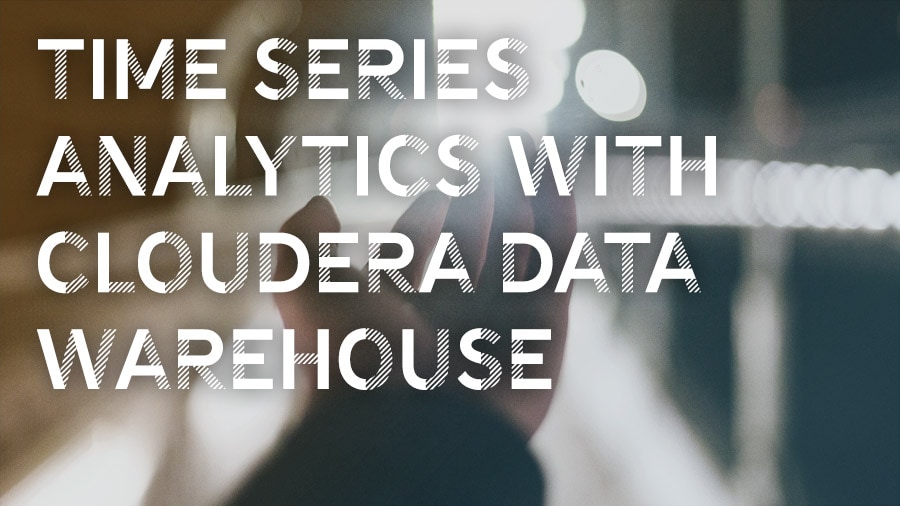Analyse de séries chronologiques avec Cloudera Data Warehouse