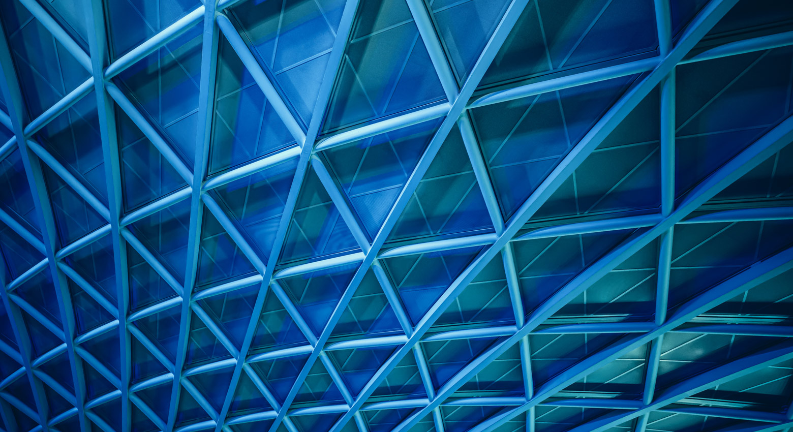 Lignes structurelles bleues