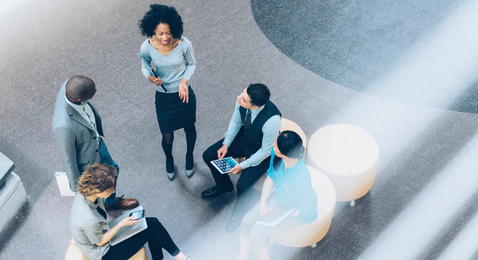 collaboration en équipe au bureau