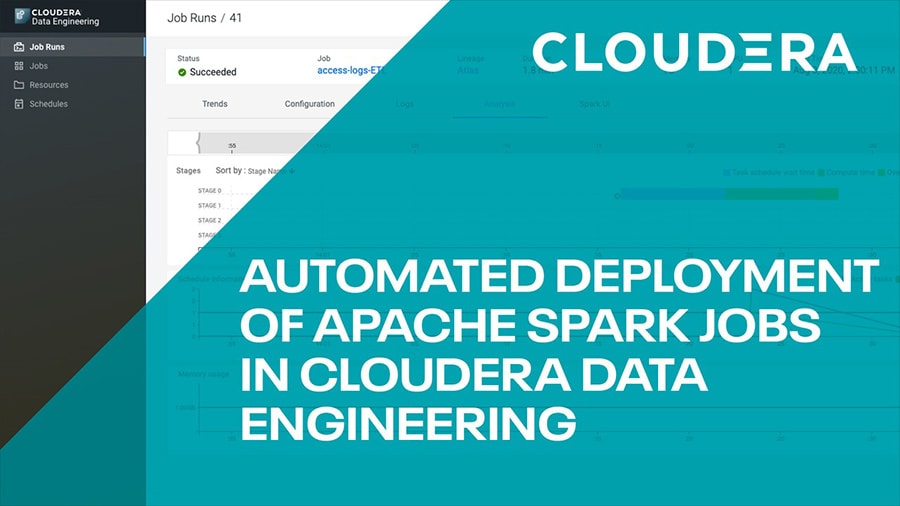Déploiement automatique des tâches Apache Spark dans Cloudera Data Engineering