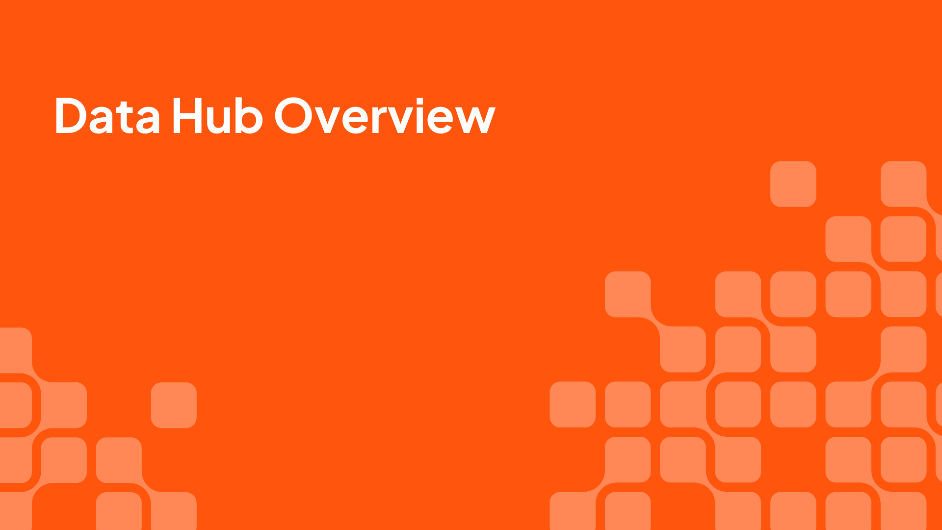 Vidéo : Présentation de Data Hub