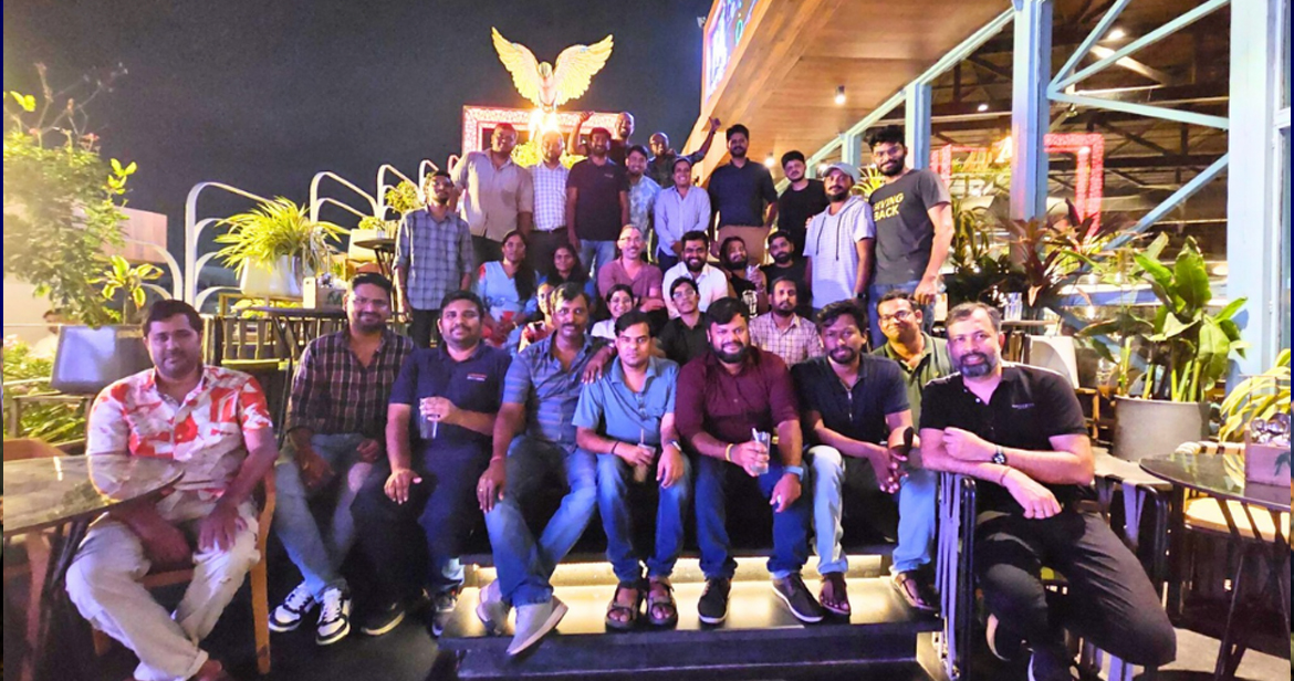 Photo de groupe d'employés de Cloudera